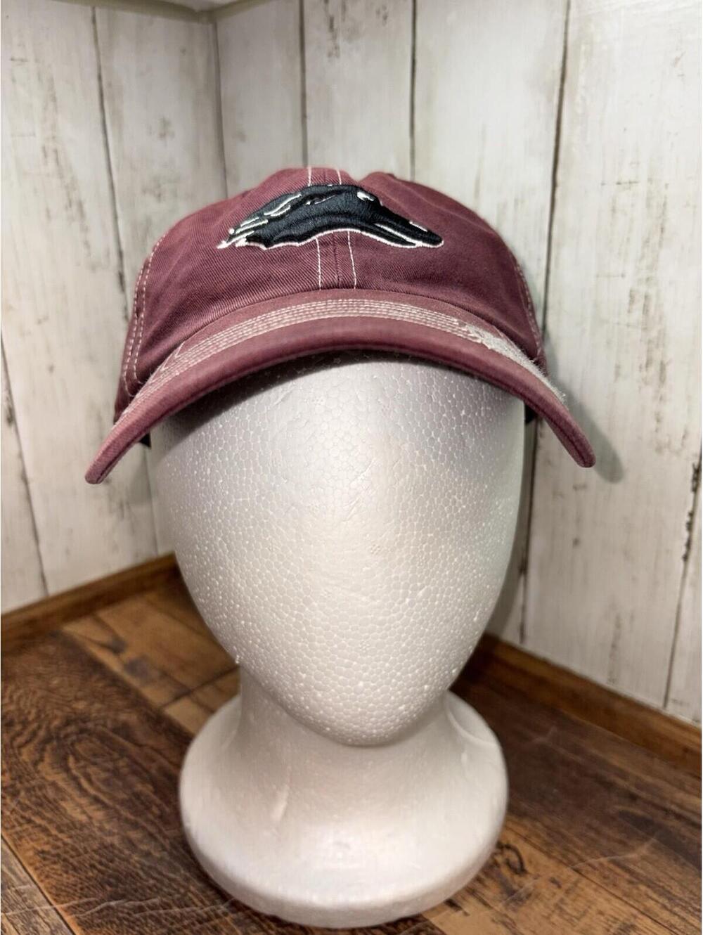 Southern Illinois Salukis SIU Hat Cap Vtg Twins Enterprises Fitted  XL Maroon